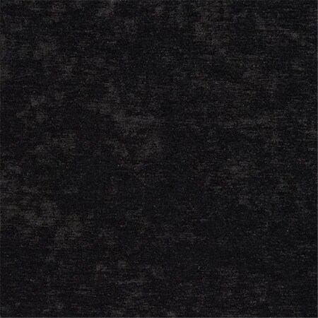 Designer Fabrics Designer Fabrics K0150C 54 in. Wide Black Solid Shiny Woven Velvet Upholstery Fabric K0150C